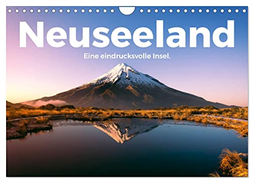 Neuseeland - Eine eindrucksvolle Insel. (Wandkalender 2024 DIN A4 quer), CALVENDO Monatskalender von CALVENDO