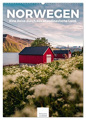 Norwegen - Eine Reise durch das skandinavische Land. (Wandkalender 2024 DIN A2 hoch), CALVENDO Monatskalender