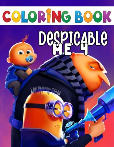 coloring book: Unleash Your Creativity - Fun and Unique Desp.cable me Characters Coloring Book for All Ages! von Independently published