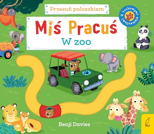 Miś Pracuś Przesuń paluszkiem W zoo