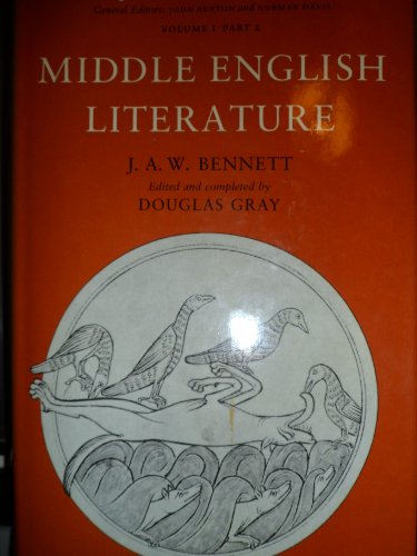 Middle English Literature (Oxford History of English Literature)