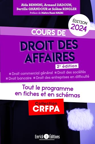 Cours de droit des affaires 2024: Tout le programme en fiches et en schémas