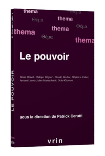 Le Pouvoir von Librarie Philosophique J. Vrin