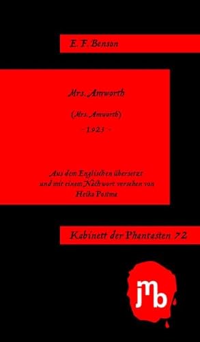 Mrs. Amworth (Kabinett der Phantasten) von JMB Verlag Jens Bolm