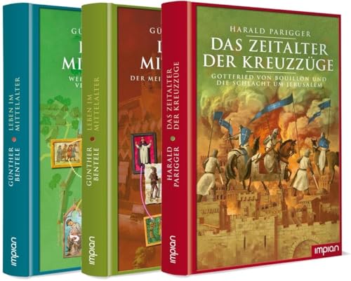 Das Mittelalter im Paket: Leben im Mittelalter - Weise Mönche und ein verkauftes Wunder | Leben im Mittelalter - Der Meister und der Aufstand der Zünfte | Das Zeitalter der Kreuzzüge von Impian GmbH