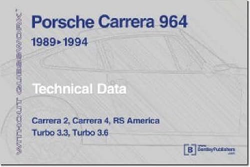 Porsche Carrera 964: 1989-1994 Technical Data