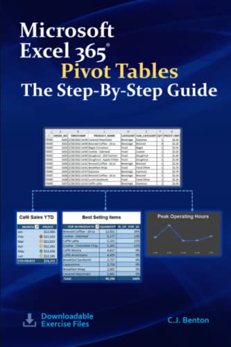 Microsoft Excel 365 Pivot Tables The Step-By-Step Guide (Microsoft Excel 365 Step-By-Step Training Series, Band 1)