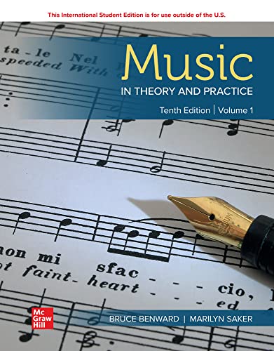 ISE Music in Theory and Practice Volume 1 von McGraw-Hill Education