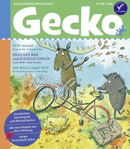 Gecko Kinderzeitschrift Band 105: Thema: Tauschen & Teilen von Rathje & Elbel GbR