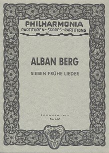 7 frühe Lieder : für Singstimme und Orchester Studienpartitur