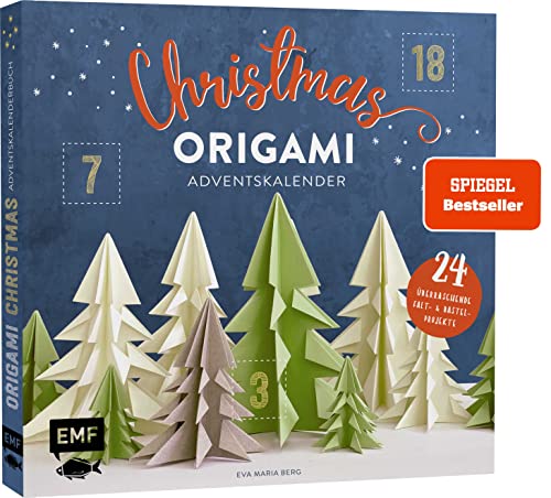 Mein Adventskalender-Buch: Origami Christmas: 24 überraschende Falt- und Bastelprojekte für Weihnachten mit 36 Motivpapieren von Edition Michael Fischer / EMF Verlag