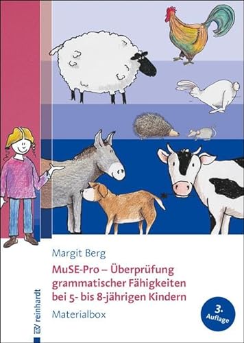 MuSE-Pro - Überprüfung grammatischer Fähigkeiten bei 5- bis 8-jährigen Kindern: Materialbox mit Manual, Karten und Schachteln
