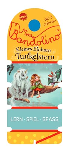 Mini Bandolino. Kleines Einhorn Funkelstern: Lernspiel mit Lösungskontrolle für Kinder ab 3 Jahren