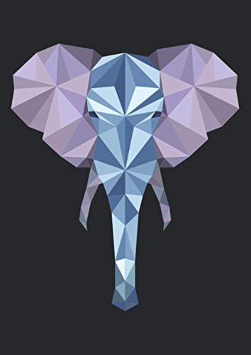 Notizbuch A4 kariert mit Softcover Design: Elefanten Polygon Kunst Design Afrika Geschenk Geometrisch: 120 karierte DIN A4 Seiten Notizbuch A4 kariert mit Softcover Design: Elefanten Polygon Kunst Design Afrika Geschenk Geometrisch: 120 karierte DIN A4 Seiten