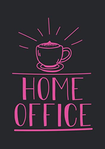 Notizbuch A4 liniert mit Softcover Design: Homeoffice Kaffee Cappuccino Geschenk Heimbüro Büro: 120 linierte DIN A4 Seiten von Independently published