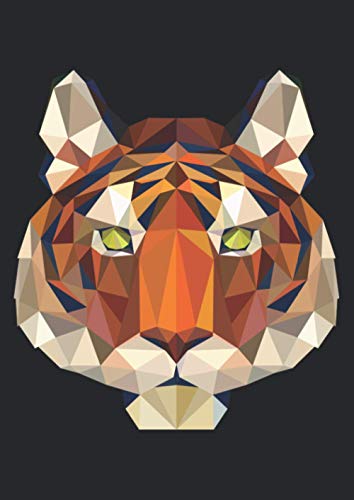 Notizbuch A4 liniert mit Softcover Design: Puma Tiger in Polygon Kunst Design Kunst Geschenk Künstler: 120 linierte DIN A4 Seiten von Independently published