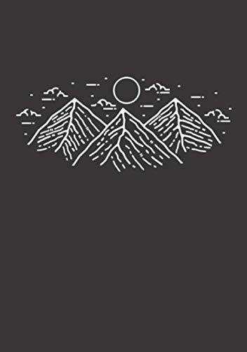 Notizbuch A5 dotted, gepunktet, punktiert mit Softcover Design: Berge bei Nacht Natur Wald Camping Wandern Van Easy Life: 120 dotted (Punktgitter) DIN A5 Seiten von Independently published