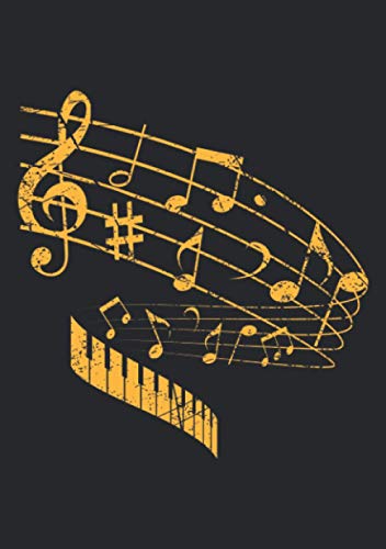 Notizbuch A5 dotted, gepunktet, punktiert mit Softcover Design: Pianist Klavier Flügel Keyboarder Musik Geschenk Klassik: 120 dotted (Punktgitter) DIN A5 Seiten