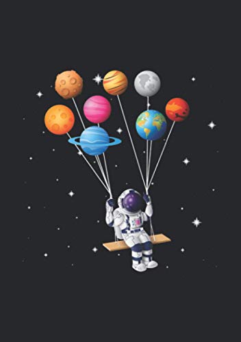 Notizbuch A5 kariert mit Softcover Design: Astronaut Planet Schaukel Sonnensystem Sonne Erde Universum: 120 karierte DIN A5 Seiten Notizbuch A5 kariert mit Softcover Design: Astronaut Planet Schaukel Sonnensystem Sonne Erde Universum: 120 karierte DIN A5 Seiten von Independently published