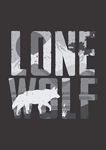Notizbuch A5 kariert mit Softcover Design: Lone Wolf Geschenk Tierdesign mit Sonne Bergen und Wolf Hund: 120 karierte DIN A5 Seiten Notizbuch A5 kariert mit Softcover Design: Lone Wolf Geschenk Tierdesign mit Sonne Bergen und Wolf Hund: 120 karierte DIN A5 Seiten von Independently published