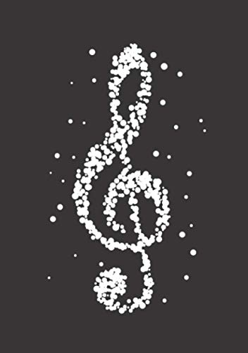 Notizbuch A5 kariert mit Softcover Design: Notenschlüssen in schwarz weiß Musiker Geschenk Musiklehrer: 120 karierte DIN A5 Seiten Notizbuch A5 kariert mit Softcover Design: Notenschlüssen in schwarz weiß Musiker Geschenk Musiklehrer: 120 karierte DIN A5 Seiten von Independently published