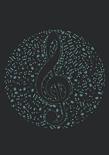 Notizbuch A5 liniert mit Softcover Design: Notenschlüssel Musiker Musikinstrument Gitarre Klavier Piano: 120 linierte DIN A5 Seiten Notizbuch A5 liniert mit Softcover Design: Notenschlüssel Musiker Musikinstrument Gitarre Klavier Piano: 120 linierte DIN A5 Seiten von Independently published