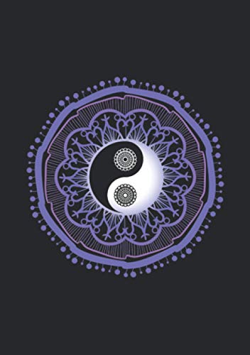 Notizbuch A5 liniert mit Softcover Design: Yin Yang Mandala Ying und Yang schwarz weiß Zeichen Symbol: 120 linierte DIN A5 Seiten Notizbuch A5 liniert mit Softcover Design: Yin Yang Mandala Ying und Yang schwarz weiß Zeichen Symbol: 120 linierte DIN A5 Seiten