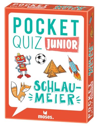 Moses. Pocket Quiz Junior – Schlaumeier, Das Kinderquiz mit 100 Fragen und Fakten zum Allgemeinwissen, Für Kinder ab 8 Jahren