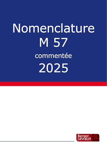 Nomenclature M57 commentée 2025 von BERGER LEVRAULT