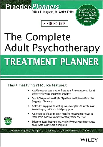 The Complete Adult Psychotherapy Treatment Planner (Practice Planners) von Wiley