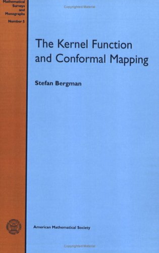 The Kernel Function and Conformal Mapping (Mathematicla Survey, Band 5) von American Mathematical Society