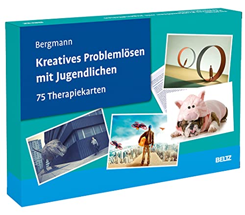 Kreatives Problemlösen mit Jugendlichen: 75 Therapiekarten. Kartenset mit 75 Karten in hochwertiger Klappkassette, mit 32-seitigem Booklet. Kartenformat 16,5 x 24 cm. (Beltz Therapiekarten) von Beltz