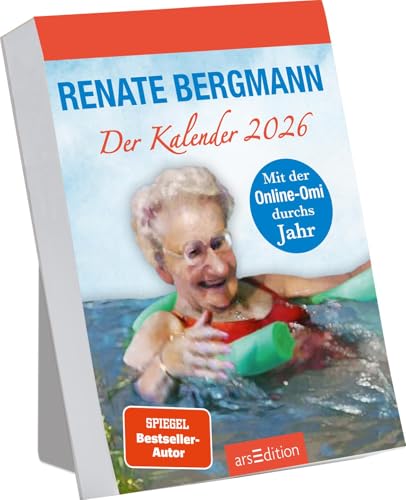 Abreißkalender Renate Bergmann – Der Kalender 2026: Lustiger Tageskalender der Twitter-Oma für 2026, zum Aufstellen von arsEdition GmbH