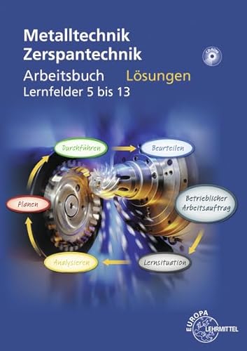 Lösungen zu 14832 Arbeitsbuch Zerspantechnik von Europa-Lehrmittel