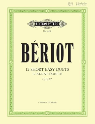 12 kleine leichte Duette für 2 Violinen op. 87: 12 short easy duets (Edition Peters) von EDITION PETERS