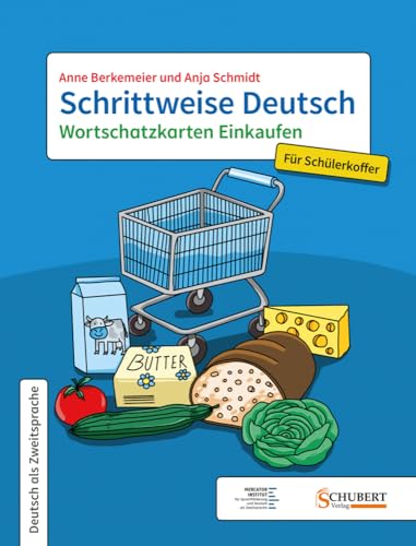 Schrittweise Deutsch / Wortschatzkarten Einkaufen für Schülerkoffer von Schubert Verlag GmbH & Co