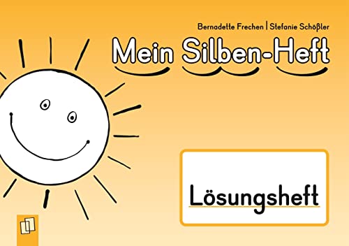 Mein Silben-Heft – Lösungsheft von Verlag an der Ruhr