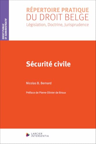 Sécurité civile von LARCIER