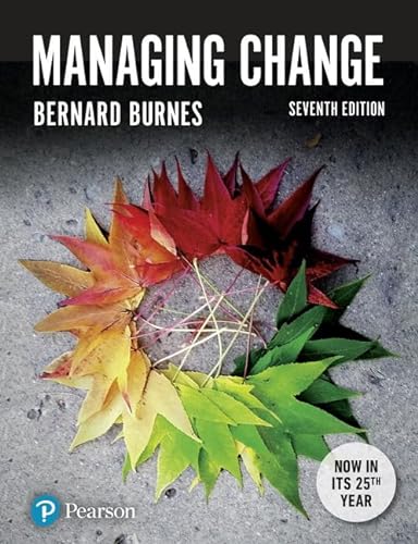 Managing Change von Pearson