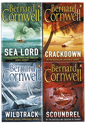 Bernard Cornwell Collection 4-Bücher-Set (Scoundrel, Wildtrack, Sea Lord, Crackdown)