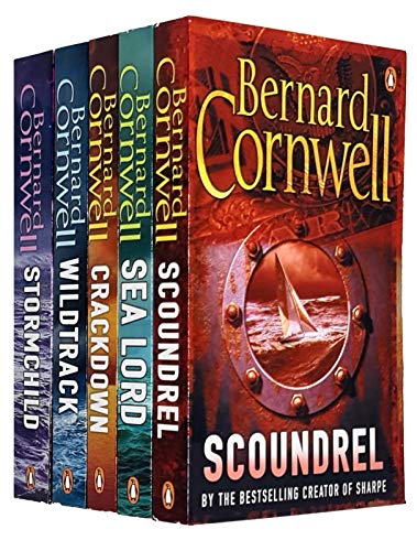 Bernard Cornwell Sailing Thrillers Collection 5 Books Set - Wildtrack, Scoundrel, Sea Lord, Crackdown, Stormchild - Bernard Cornwell