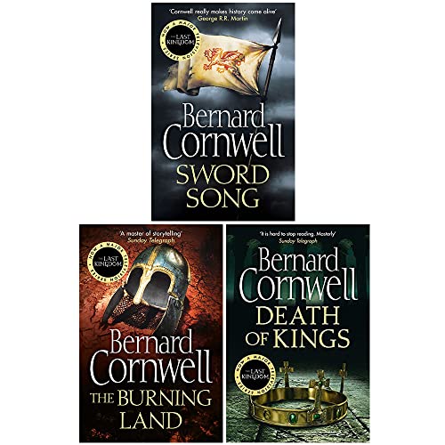 The Last Kingdom Saxon Tales Series 4-6 Books Collection Set By Bernard Cornwell (Sword Song, The Burning Land & Death of Kings)