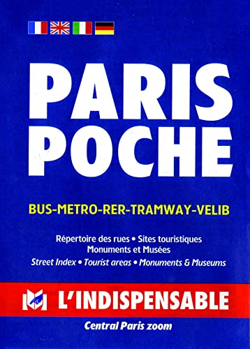 Plans de Paris: Paris street index and maps: Paris Tourist Map (with monuments) von INDISPENSABLE