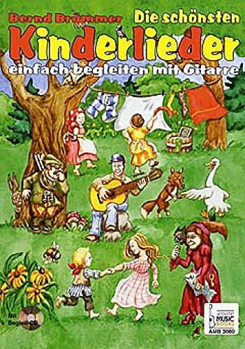 Die schönsten Kinderlieder einfach begleiten mit Gitarre: 34 der beliebtesten Kinderlieder in gitarrenfreundlichen Tonarten. Noten (Gesang) und ... Liederkarten zum Ausschneiden und Begleit-CD. von Acoustic Music Books