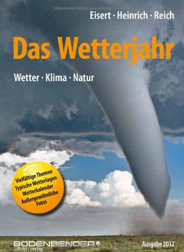 Wetterjahr 2012: Buch mit Kalendarium zum Eintragen