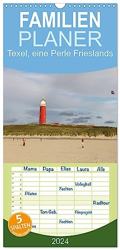 Familienplaner 2024 - Texel, eine Perle Frieslands mit 5 Spalten (Wandkalender, 21 cm x 45 cm) CALVENDO von CALVENDO