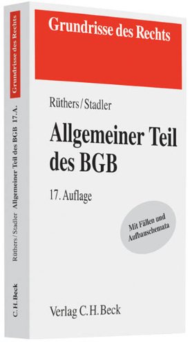 Allgemeiner Teil des BGB