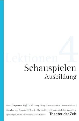 Schauspielen Ausbildung (Lektionen)