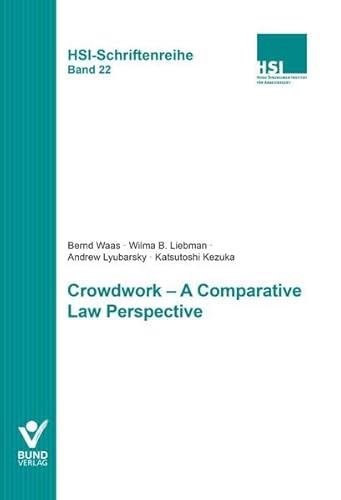 Crowdwork - A Comparative Law Perspective (HSI-Schriftenreihe)