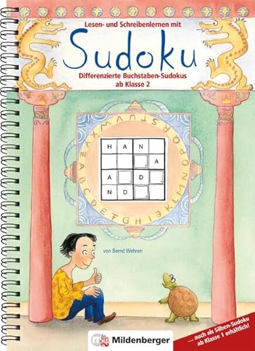 Lesen- und Schreibenlernen mit Sudoku - Differenzierte Buchstaben-Sudokus ab Klasse 2 von Mildenberger Verlag GmbH